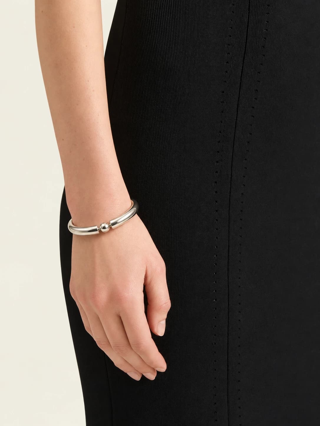 Break bangle, on the wrist