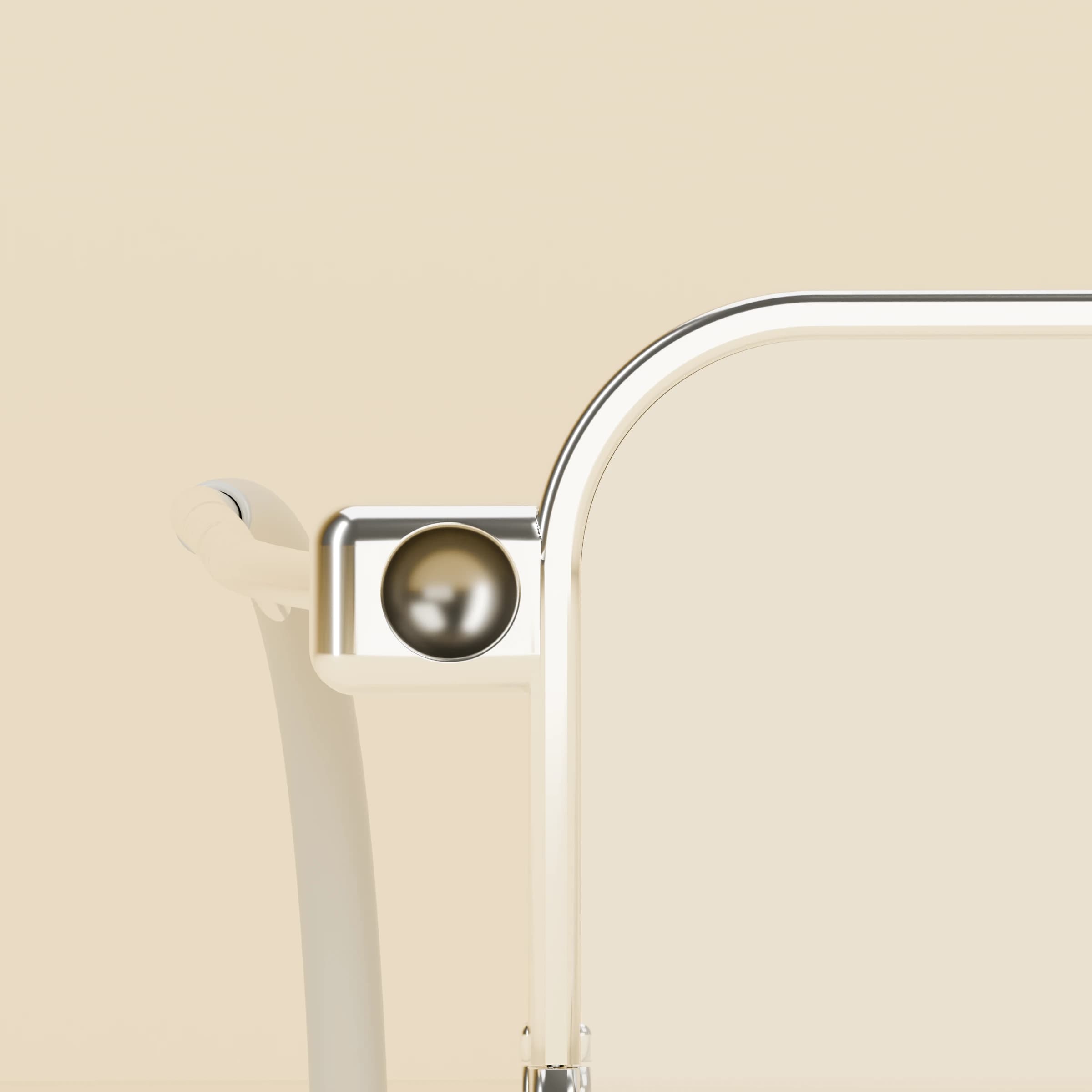 The Pocket, the recessed endpiece detail near the hinge